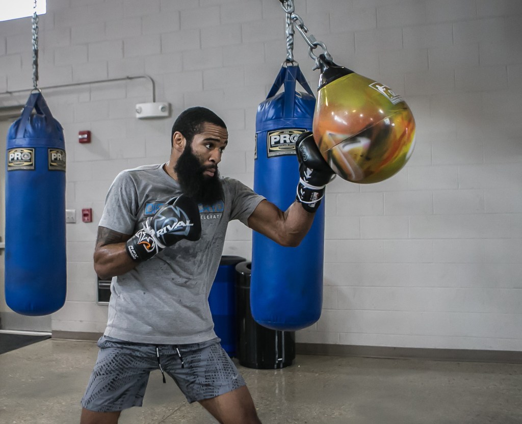 FORMER TWO-TIME WORLD CHAMPION LAMONT PETERSON MEDIA WORKOUT QUOTES AND&nbsp;PHOTOS