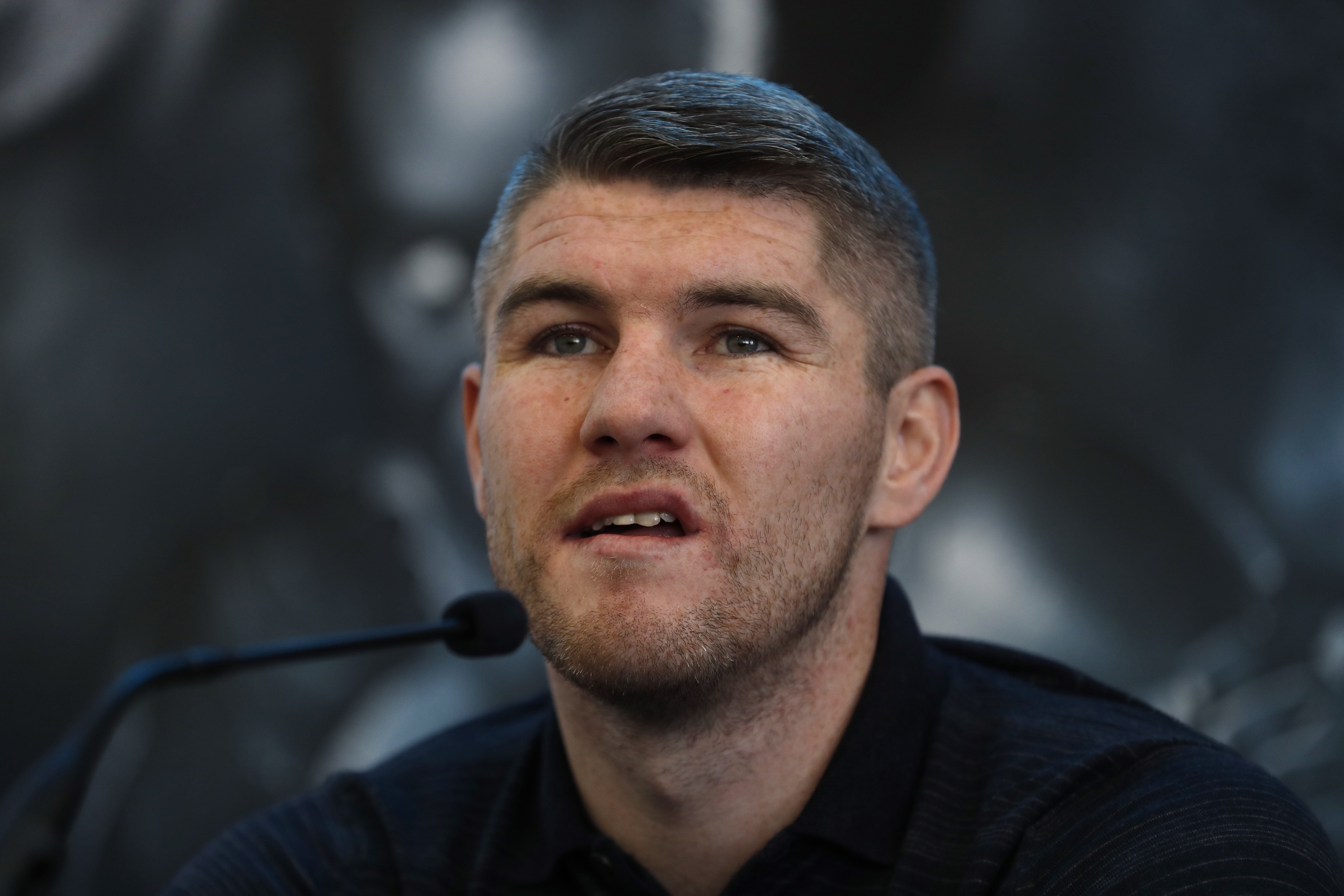 Liam Smith during the press conference