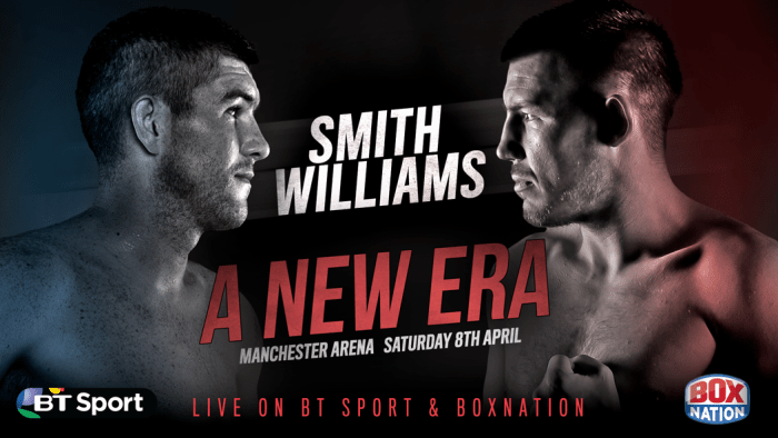 SMITH VS. WILLIAMS WILL NOW BE FOR THE WBO INTERIM SUPER WELTERWEIGHT CHAMPIONSHIP OF THE&nbsp;WORLD