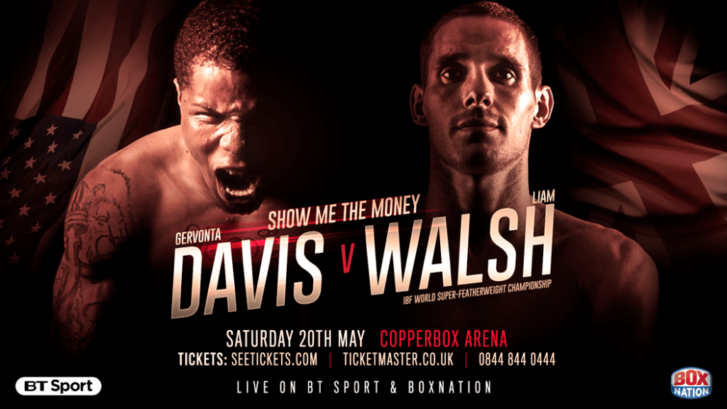 GERVONTA DAVIS VS. LIAM WALSH BLOCKBUSTER CONFIRMED FOR MAY 20 AT THE COPPER BOX&nbsp;ARENA