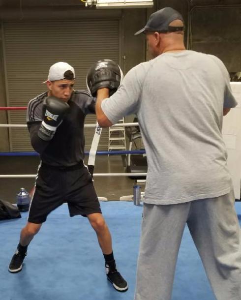 BARRIOS BACK TRAINING WITH VIRGIL&nbsp;HUNTER