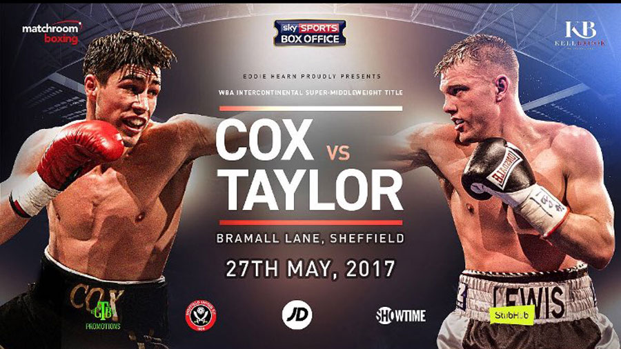 COX FACES TAYLOR FOR WBA INTER-CONTINENTAL TITLE IN&nbsp;SHEFFIELD