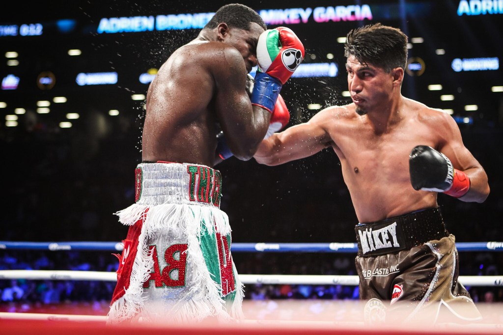 MIKEY GARCIA OUTPOINTS ADRIEN BRONER BY UNANIMOUS&nbsp;DECISION