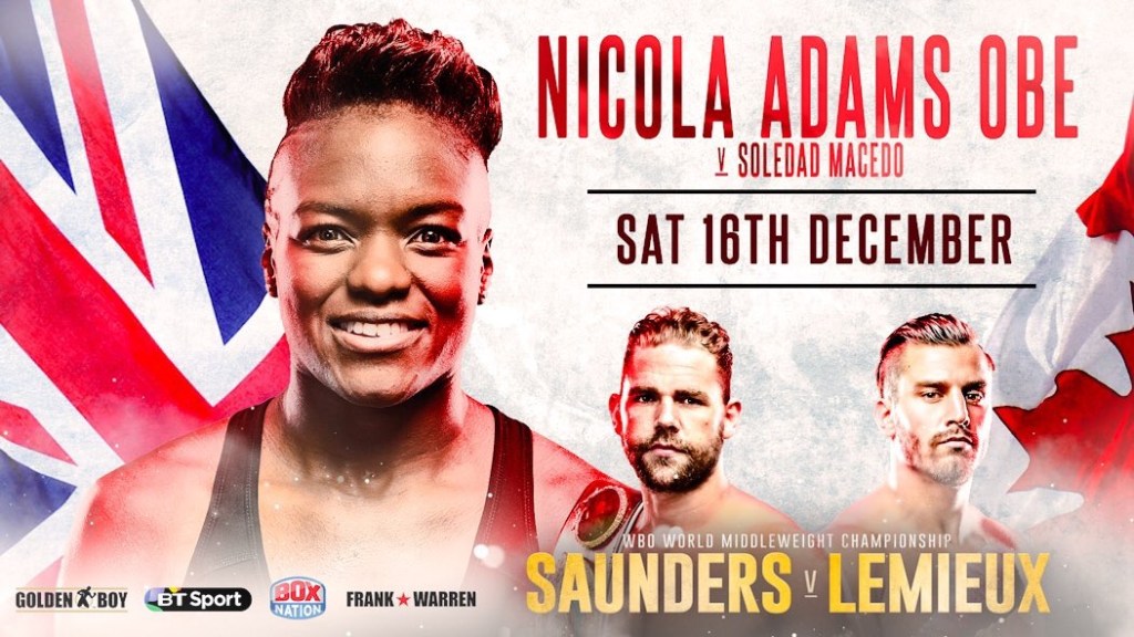 ADAMS TARGETS PROFESSIONAL WORLD TITLE IN&nbsp;2018