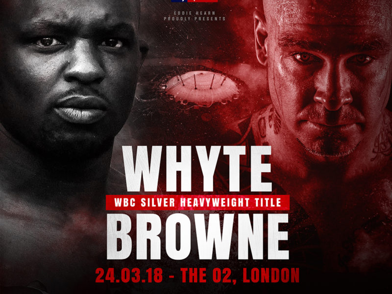 WHYTE AND BROWNE CLASH AT THE&nbsp;O2