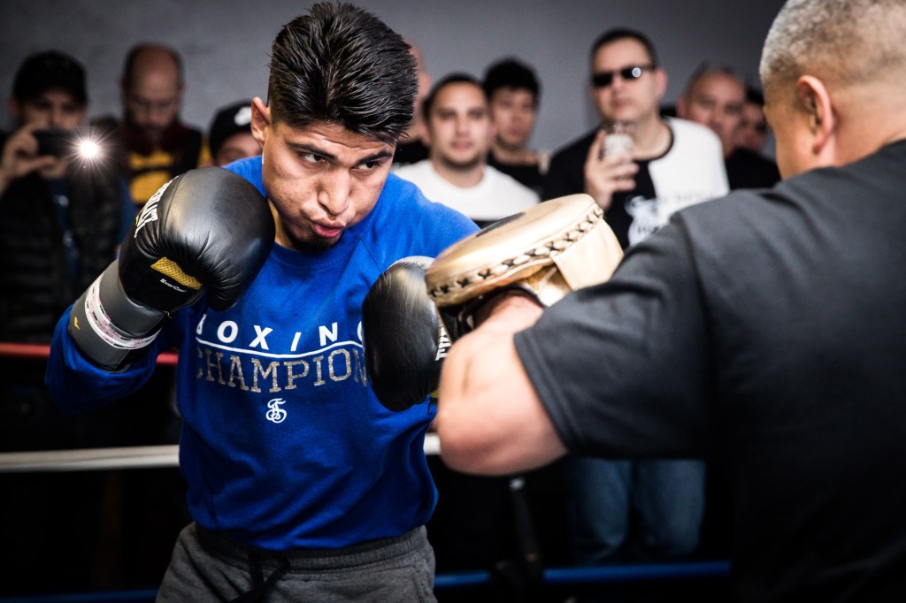 MIKEY GARCIA VS. SERGEY LIPINETS MEDIA WORKOUT QUOTES &&nbsp;PHOTOS