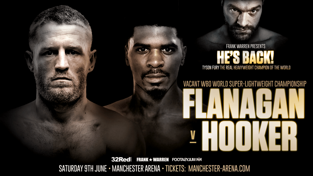 FLANAGAN V HOOKER LANDS ON FURY COMEBACK&nbsp;CARD
