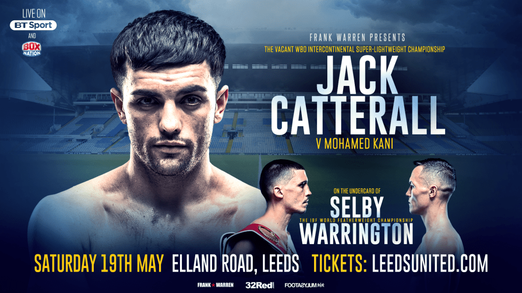 CATTERALL CLASHES WITH KANI FOR VACANT WBO INTERCONTINENTAL SUPER-LIGHTWEIGHT TITLE