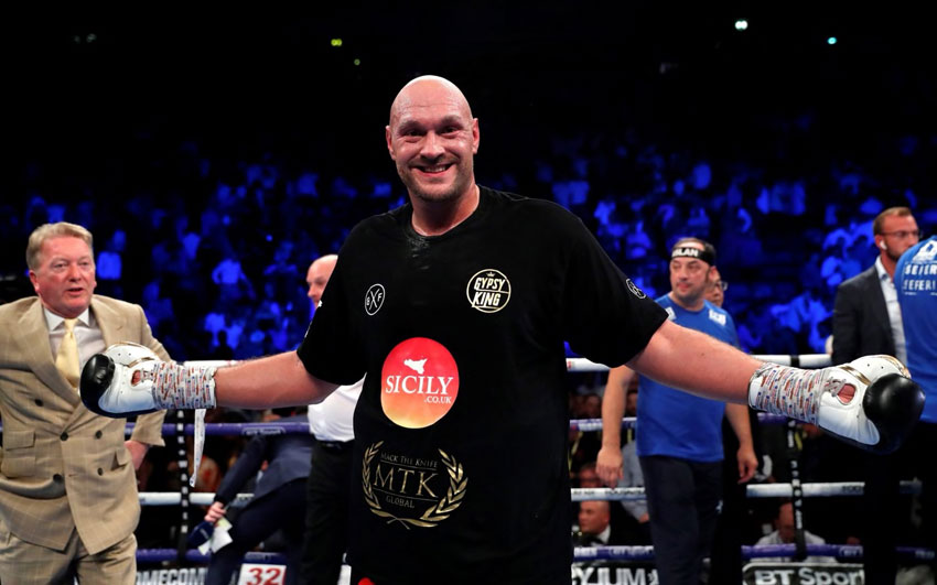 FURY WINS COMEBACK&nbsp;FIGHT