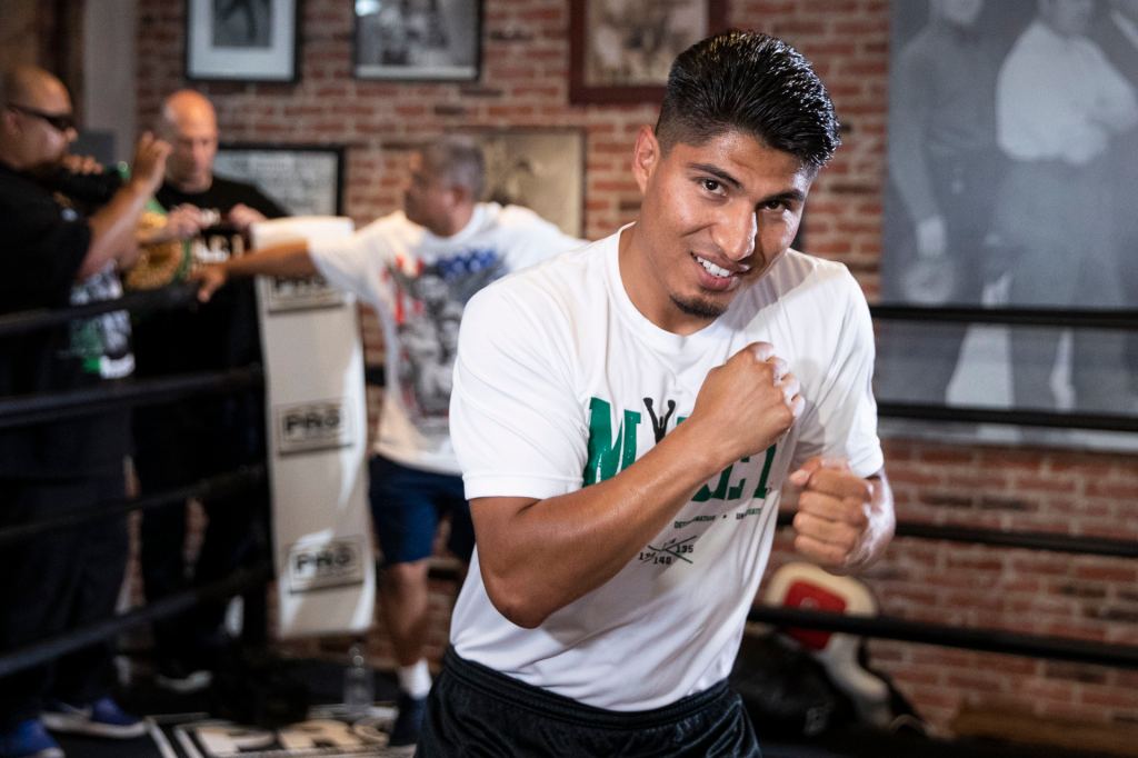MIKEY GARCIA LOS ANGELES MEDIA WORKOUT QUOTES &&nbsp;PHOTOS