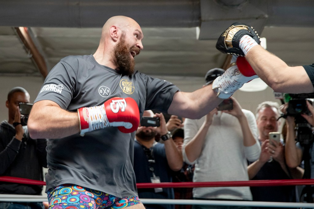 TYSON FURY LOS ANGELES MEDIA DAY QUOTES &&nbsp;PHOTOS