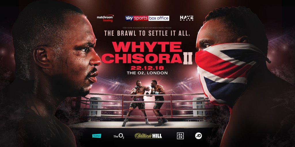 WHYTE AND CHISORA COLLIDE ON DECEMBER&nbsp;22