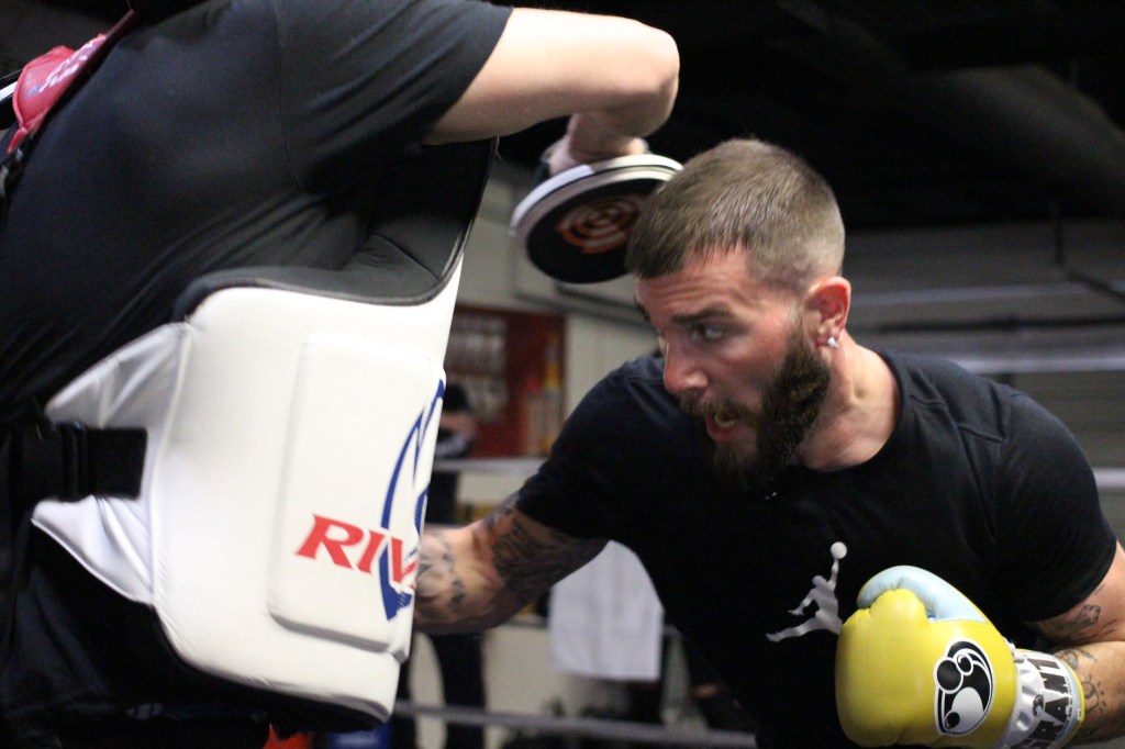 CALEB PLANT LAS VEGAS MEDIA WORKOUT QUOTES &&nbsp;PHOTOS