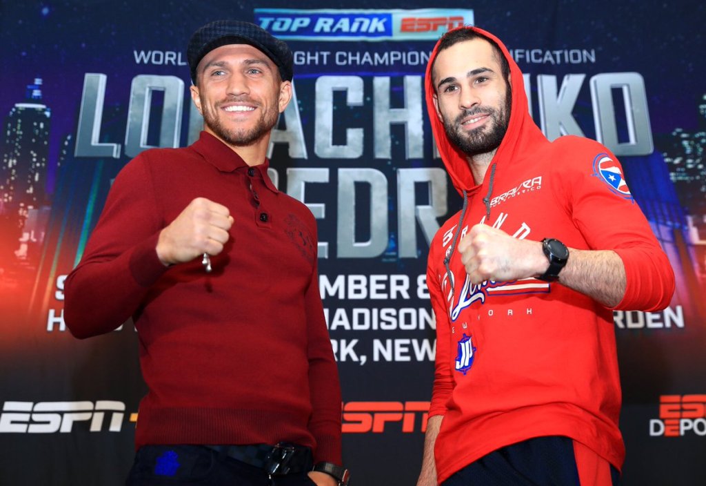 GAME ON: PEDRAZA AND LOMACHENKO READY FOR UNIFICATION THIS&nbsp;WEEKEND