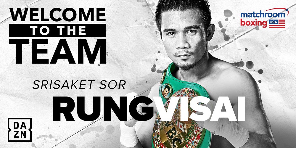 SRISAKET SOR RUNGVISAI SIGNS MULTI-FIGHT DEAL WITH MATCHROOM BOXING USA AND&nbsp;DAZN