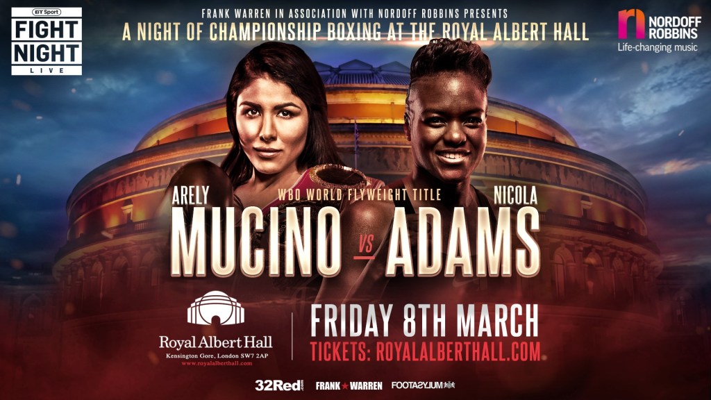 NICOLA ADAMS: “I’M WINNING FOR&nbsp;WOMEN”