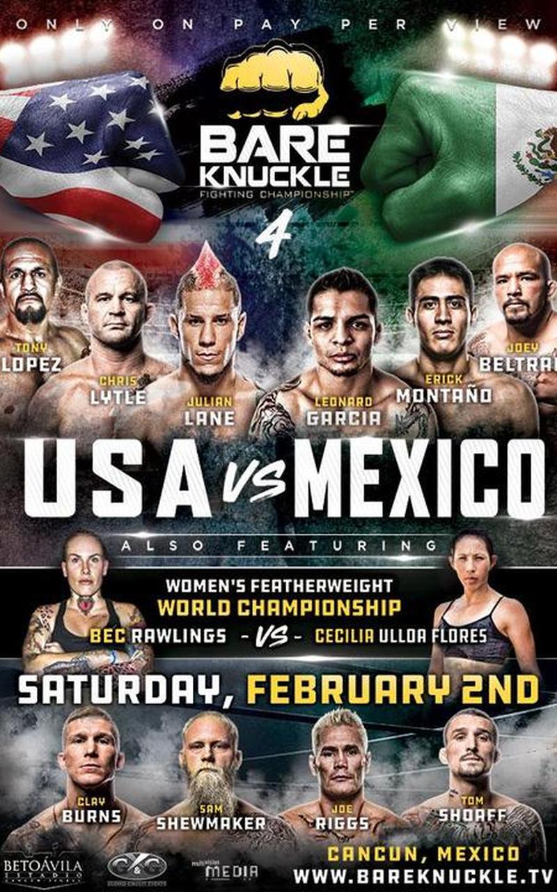 LEONARD GARCIA SCORES A KNOCKOUT VICTORY AGAINST JULIAN LANE IN THE MAIN EVENT OF “BKFC 4: USA VS.&nbsp;MEXICO”