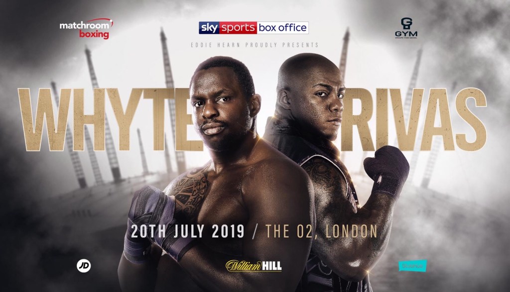 WHYTE FACES RIVAS IN LONDON&nbsp;SHOWDOWN