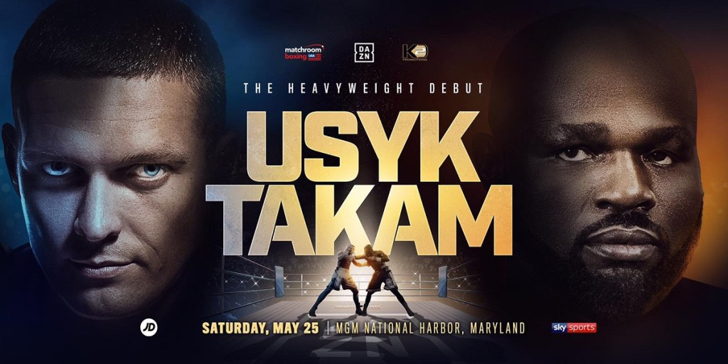 USYK MAKES HEAVYWEIGHT DEBUT AGAINST TAKAM ON MAY&nbsp;25