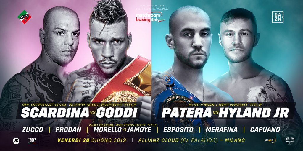 PATERA DEFENDS EUROPEAN LIGHTWEIGHT CROWN AGAINST HYLAND JR AT THE ALLIANZ CLOUD IN&nbsp;MILAN