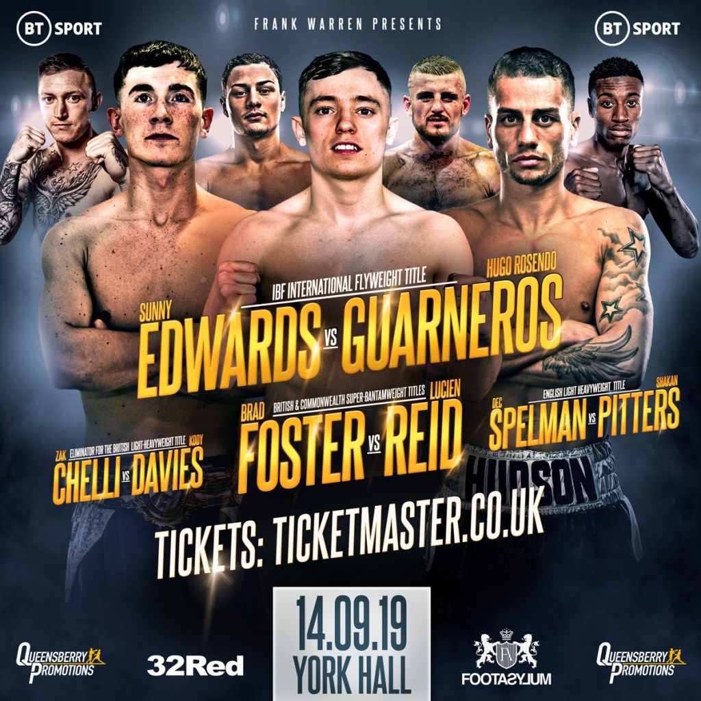 FRANK WARREN ANNOUNCES TRIPLE TITLE BONANZA AT YORK&nbsp;HALL