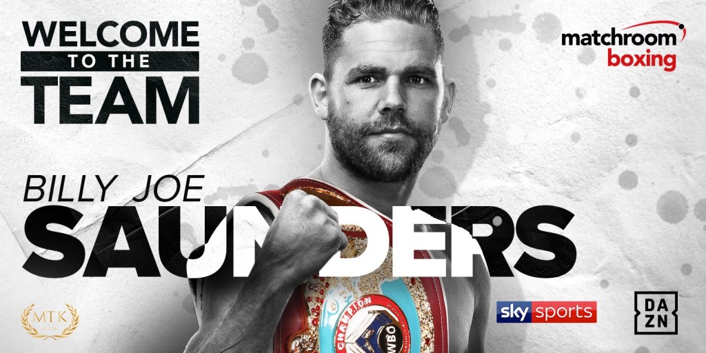 BILLY JOE SAUNDERS SIGNS WITH MATCHROOM&nbsp;BOXING