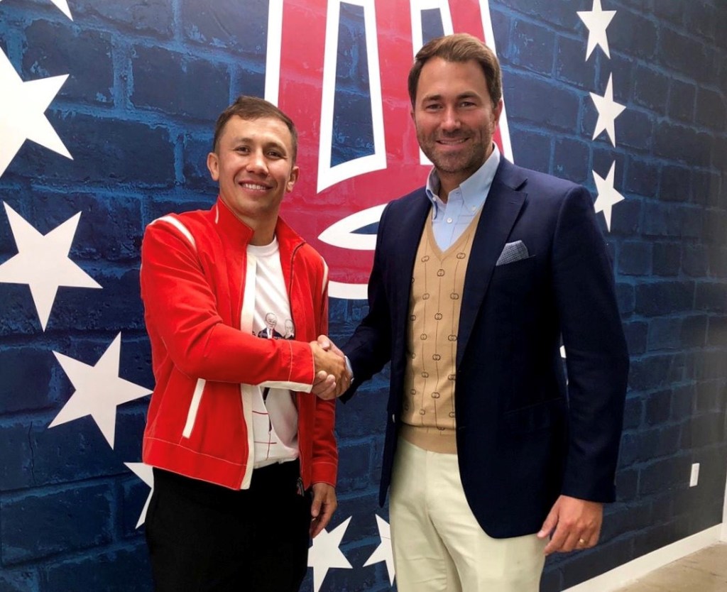 GOLOVKIN AND HEARN JOIN&nbsp;FORCES
