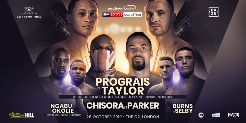 PROGRAIS AND TAYLOR CLASH FOR THE ALI TROPHY AT THE&nbsp;O2