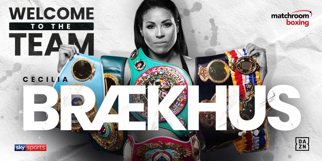 WOMEN’S P4P STAR CECILIA BRAEKHUS SIGNS WITH MATCHROOM&nbsp;BOXING