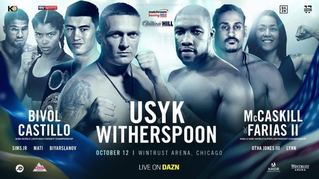 CHAZZ WITHERSPOON TO FACE USYK IN&nbsp;CHICAGO
