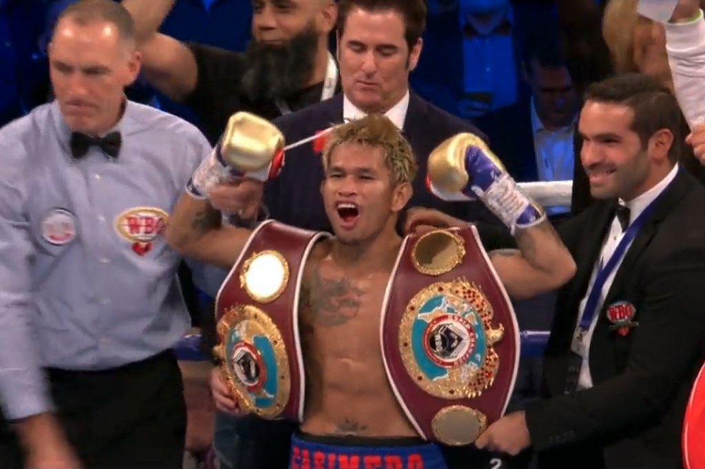 CASIMERO WINS THIRD DIVISION TITLE, CALLS OUT&nbsp;INOUE