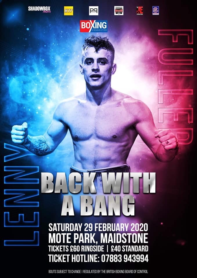 ULTIMATE BOXXER FINALIST LENNY FULLER TAKES ‘LEAP’ UP IN CLASS ON FEBRUARY&nbsp;29TH!