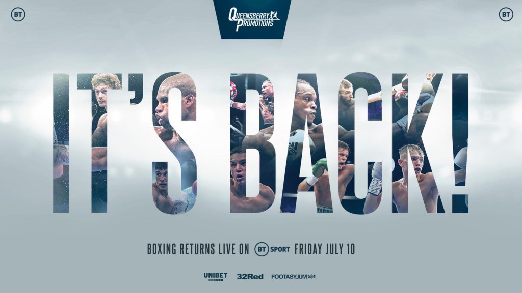 BOXING BACK WITH A BANG ON BT SPORT AS THREE BRITISH TITLE FIGHTS&nbsp;ANNOUNCED
