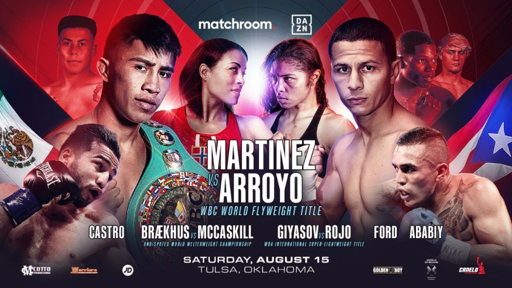 MARTINEZ MEETS ARROYO AS MATCHROOM BOXING USA RETURNS IN&nbsp;TULSA