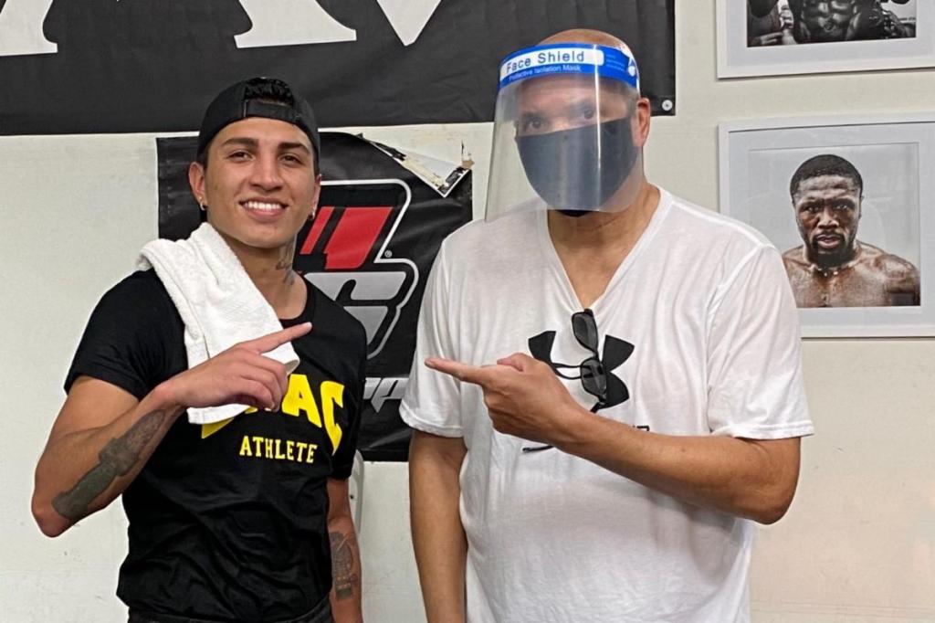 MARIO “EL AZTECA” BARRIOS ARRIVES IN BAY AREA TO START TRAINING CAMP WITH VIRGIL&nbsp;HUNTER