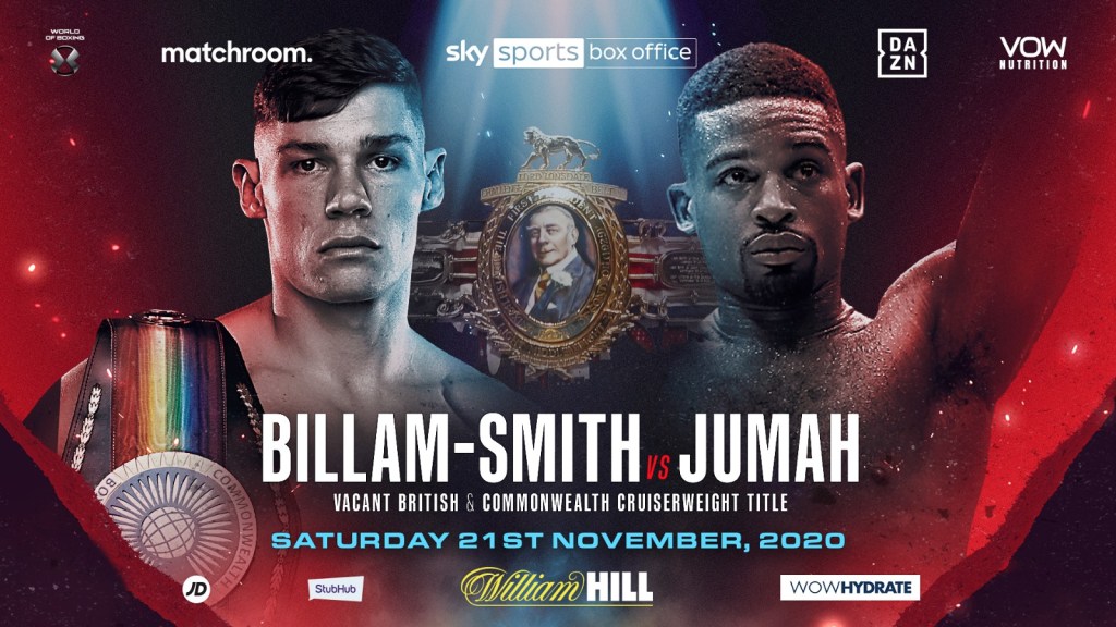 BILLAM-SMITH MEETS JUMAH FOR BRITISH&nbsp;TITLE