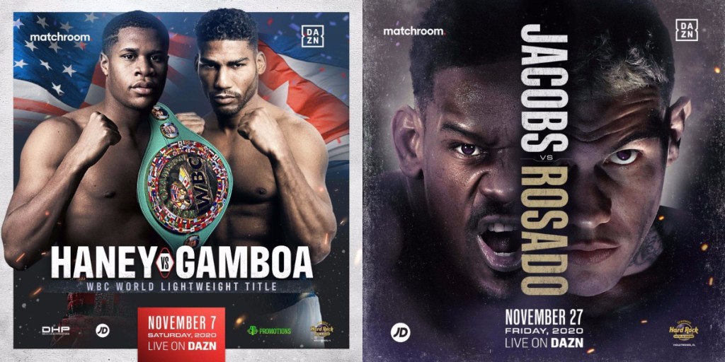 HANEY-GAMBOA AND JACOBS-ROSADO HEADING TO SEMINOLE HARD ROCK HOTEL &&nbsp;CASINO