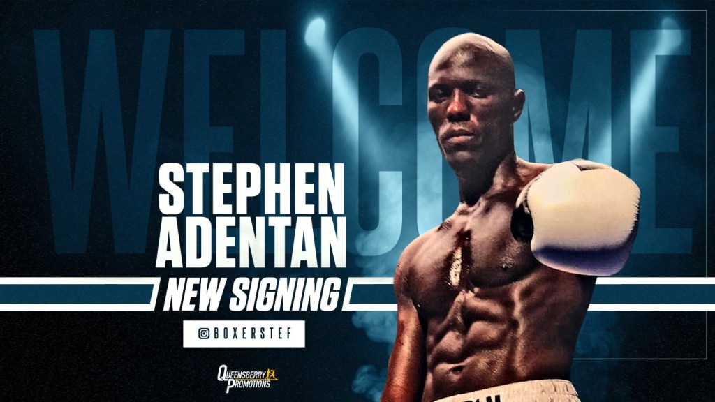 STEPHEN ADENTAN SIGNS FOR&nbsp;QUEENSBERRY