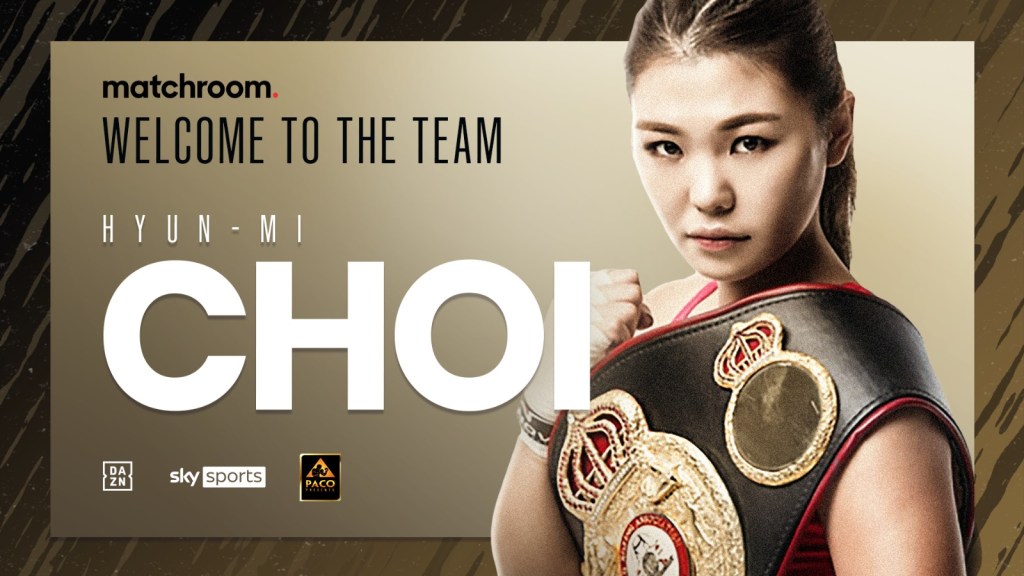 MATCHROOM SIGN HYUN-MI&nbsp;CHOI