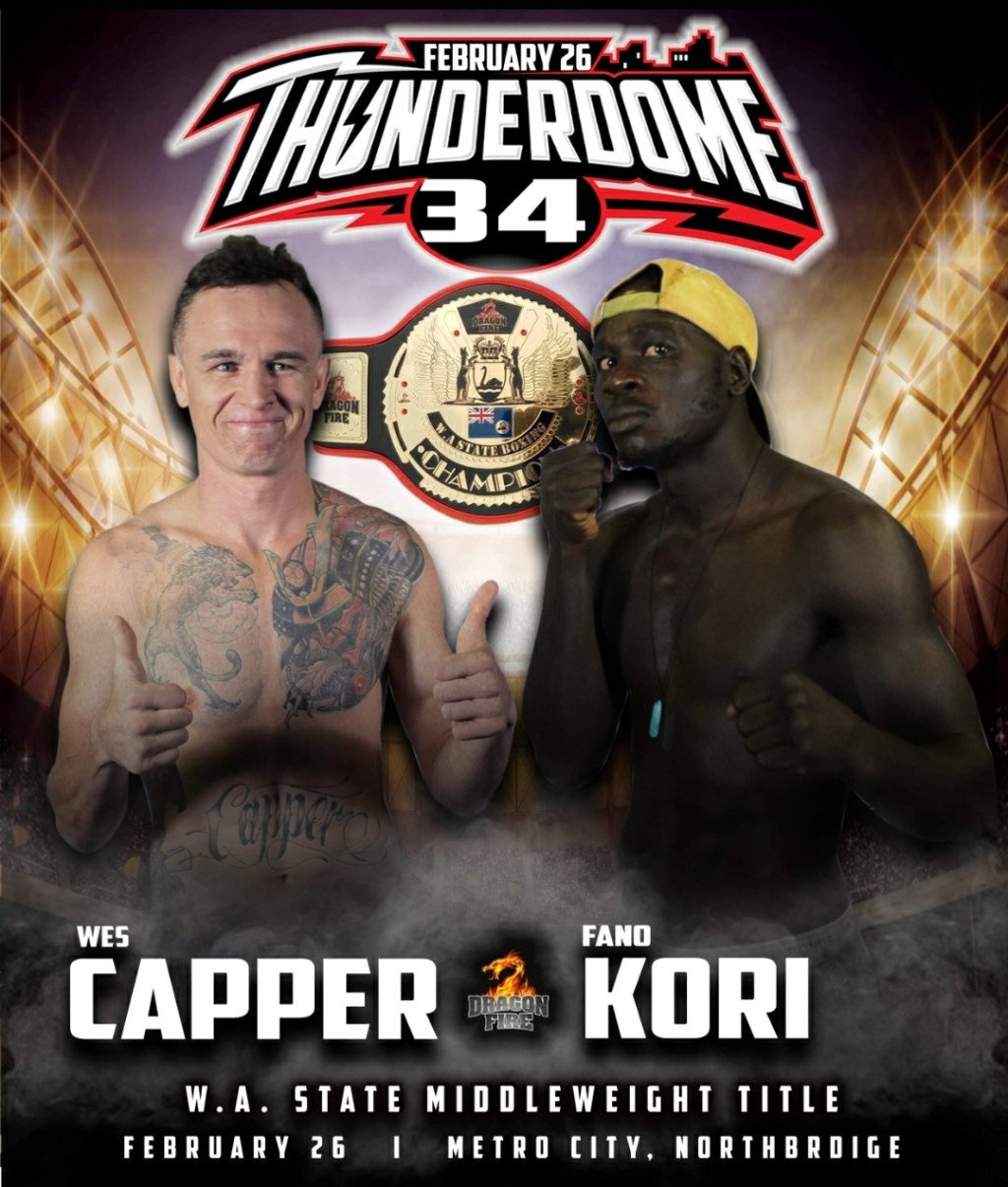 WES CAPPER RETURNS TO THUNDERDOME FOR TITLE CLASH WITH FANO&nbsp;KORI