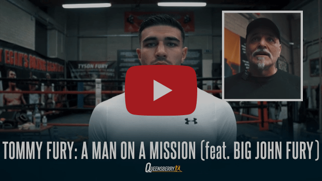 TOMMY FURY FULLY FOCUSED ON BOXING AHEAD OF RETURN THIS SATURDAY ON BT&nbsp;SPORT