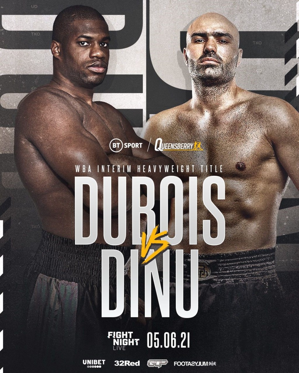 DUBOIS vs DINU FOR WBA INTERIM TITLE ON JUNE&nbsp;5