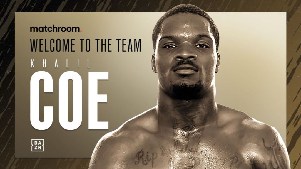 KHALIL COE SIGNS WITH&nbsp;MATCHROOM