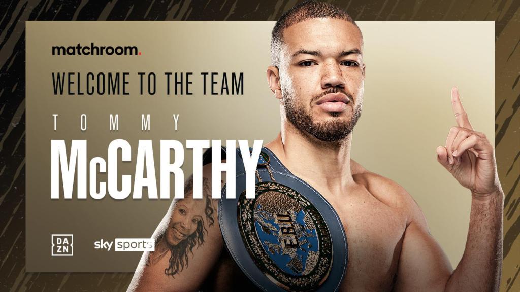MCCARTHY INKS PROMOTIONAL PACT WITH&nbsp;MATCHROOM