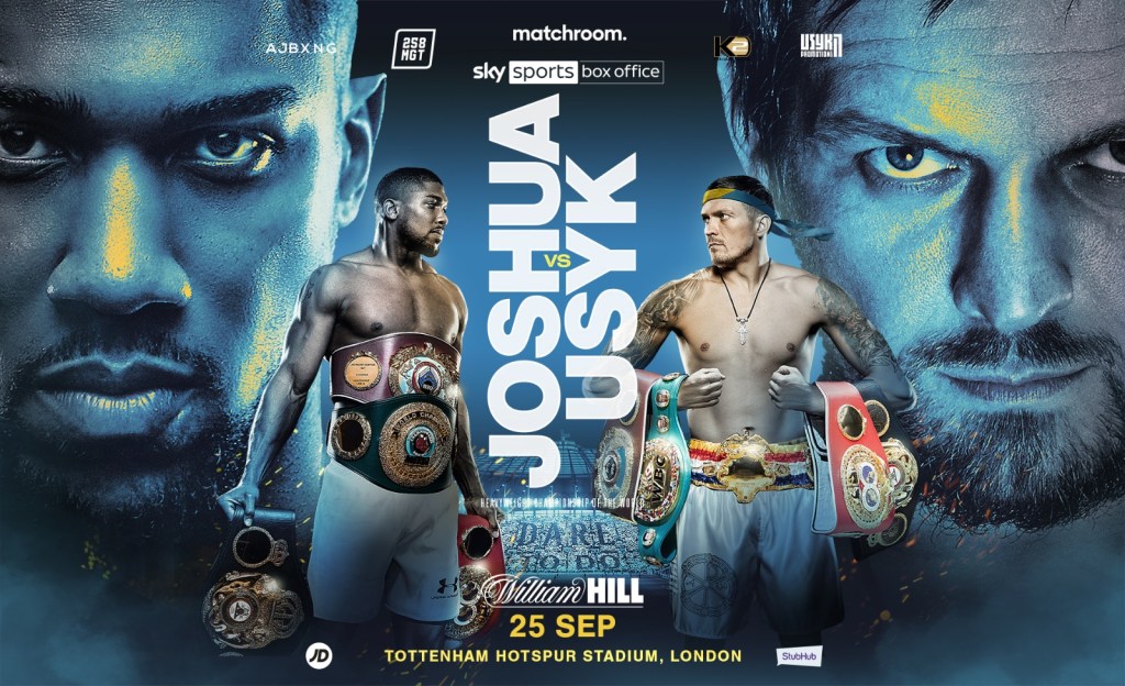 JOSHUA MEETS USYK AT TOTTENHAM HOTSPUR STADIUM ON SEPTEMBER&nbsp;25