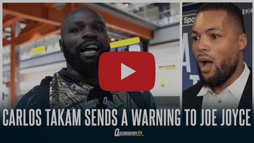 TAKAM FIRES WARNING SHOTS AT JOE&nbsp;JOYCE