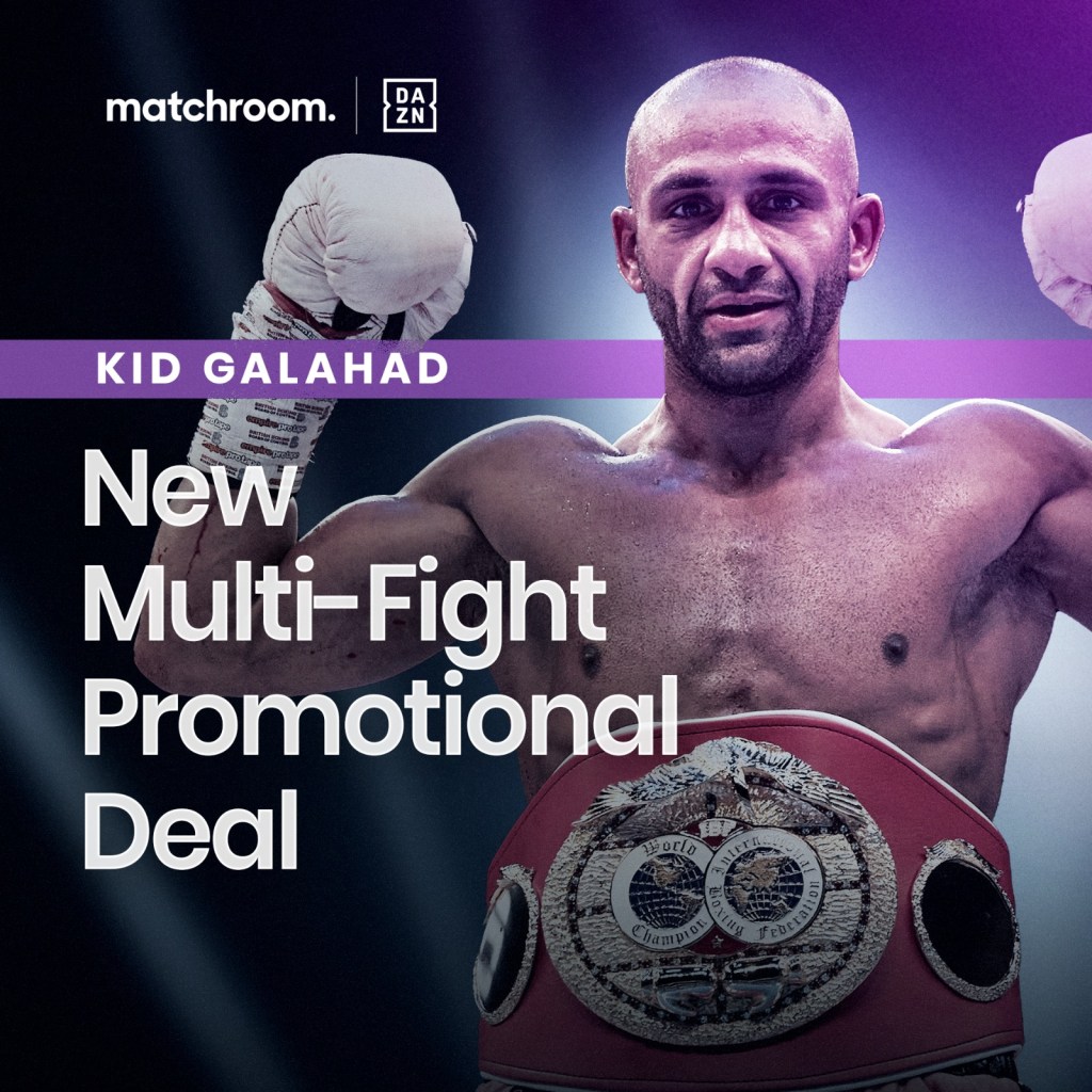 IBF FEATHERWEIGHT WORLD CHAMPION GALAHAD SIGNS PROMOTIONAL DEAL WITH&nbsp;MATCHROOM