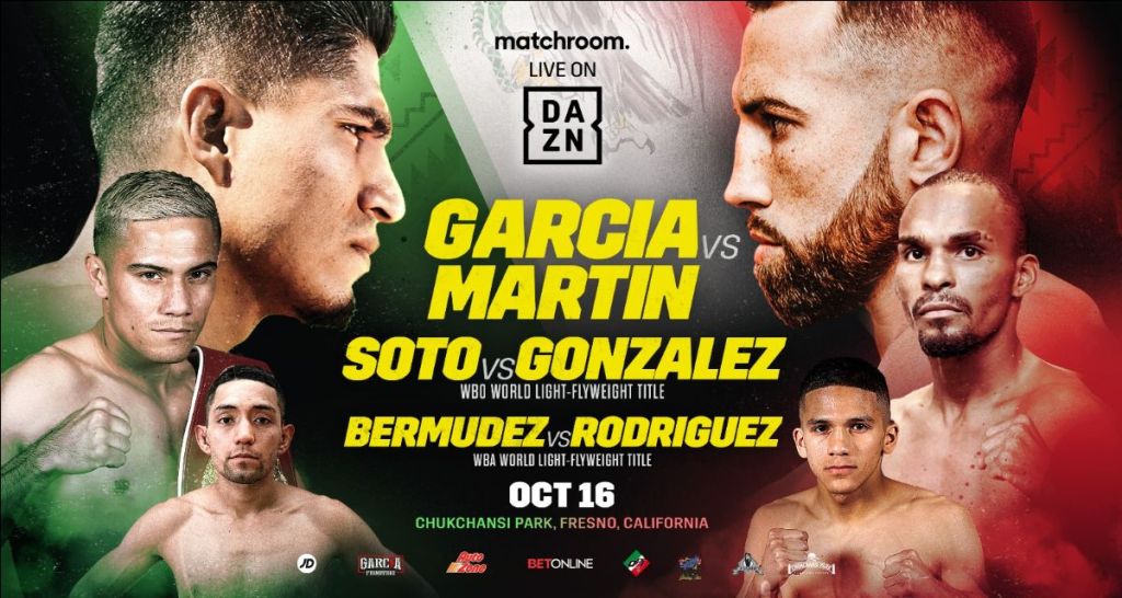 MIKEY GARCIA RETURNS AGAINST SANDOR MARTIN ON OCT&nbsp;16