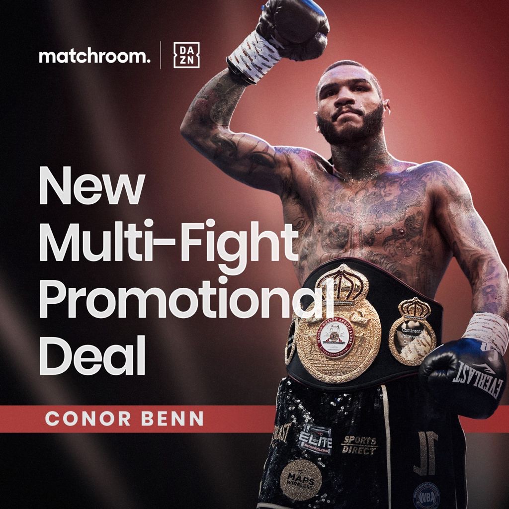 CONOR BENN SIGNS NEW MULTI-FIGHT DEAL WITH&nbsp;MATCHROOM