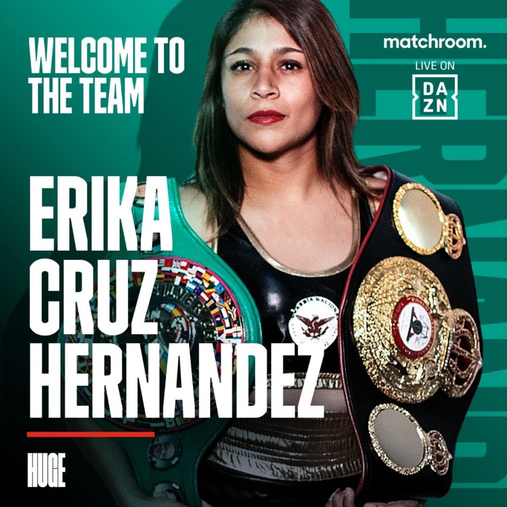 ERIKA CRUZ HERNANDEZ SIGNS WITH&nbsp;MATCHROOM!